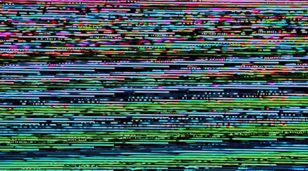 Image of glitched pixels