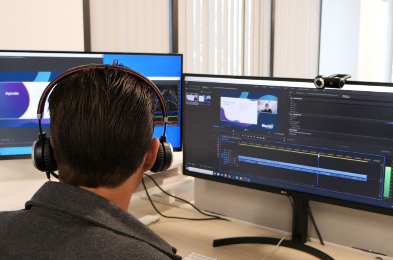 Blue Sky eLearn's virtual event live streaming services